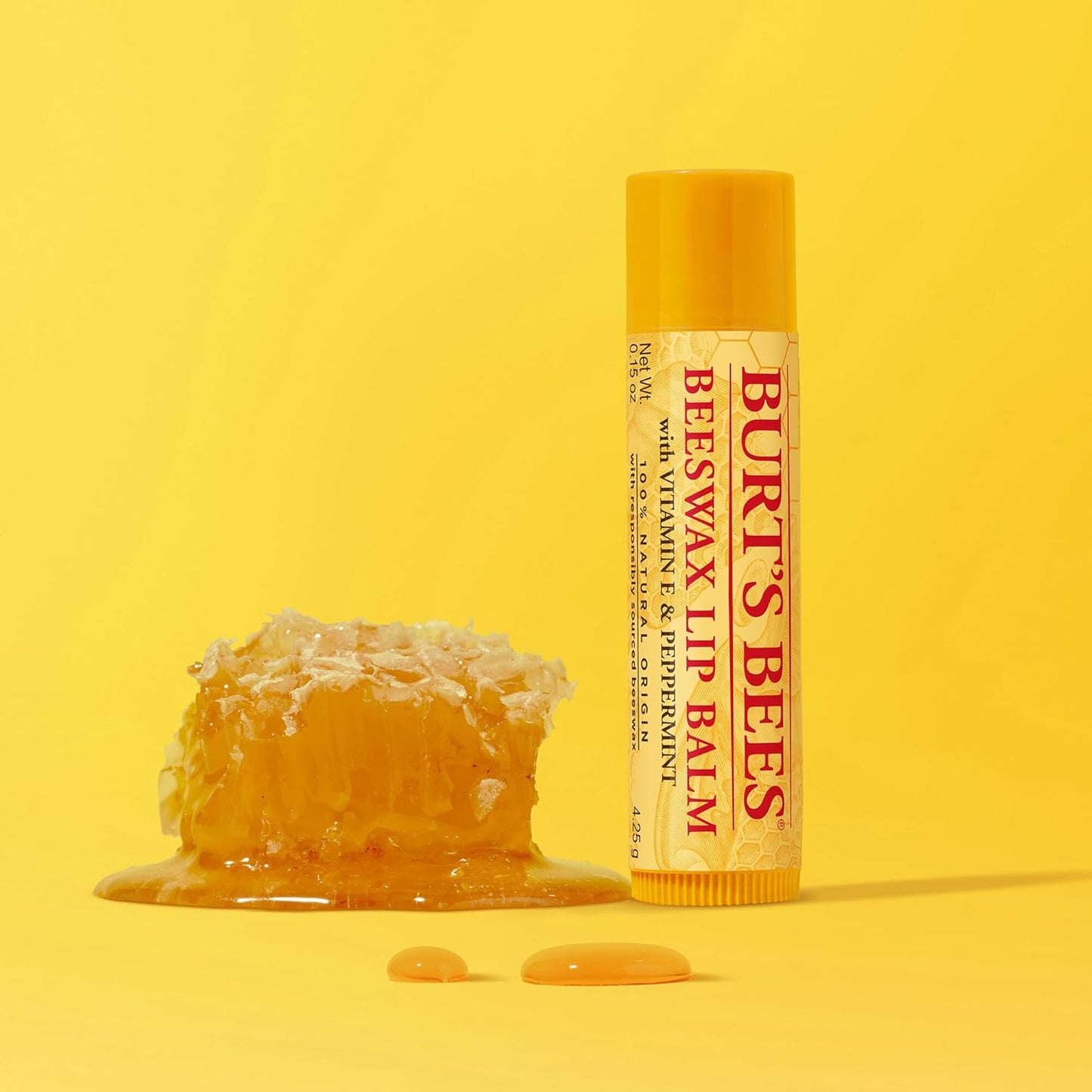 Baume à Lèvres Cire d'Abeille - 100% Naturel | Burt's Bees