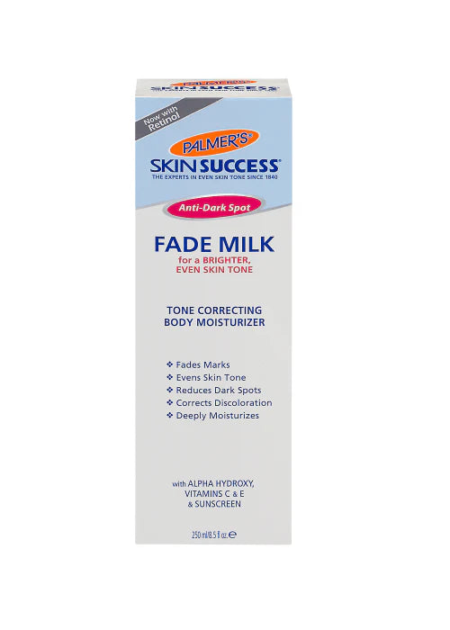 Lait Corporel Anti-Tache Noire - Teint Unifié & Éclat - Fade Milk | Skin Success de Palmer's