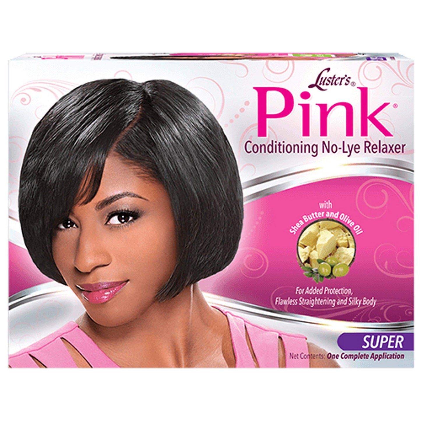 Kit Défrisant Conditionneur Sans Soude - Cheveux Épais | Pink de Luster's