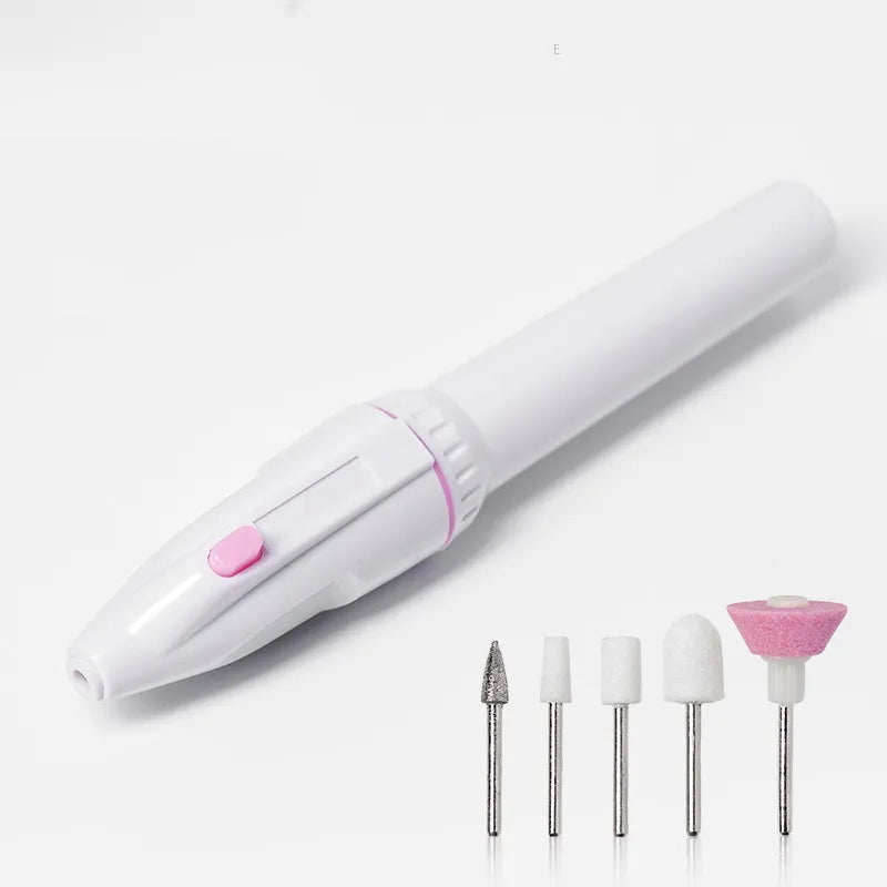 Stylo Ponceuse A Pile - Lime à Ongles | Nail Art