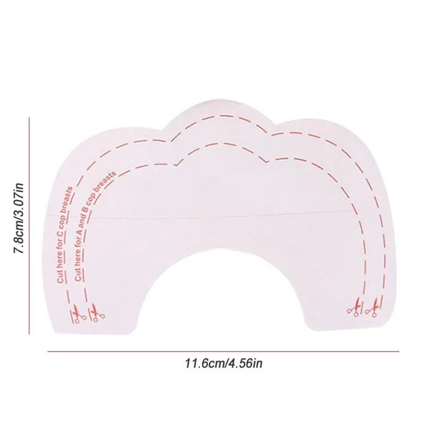 Lot de 10 Patchs Remonte-Seins Adhésifs - Effet Push-up Invisible