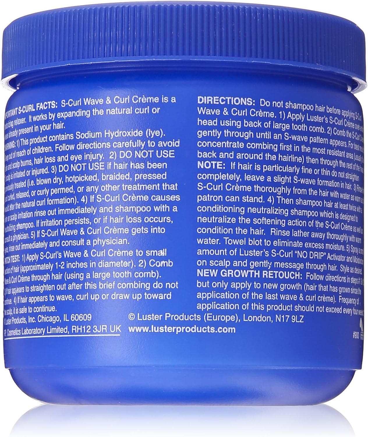 Crème Texturizer Wave & Curl - Texturisante Rapide Regular Strength | Scurl de Luster's