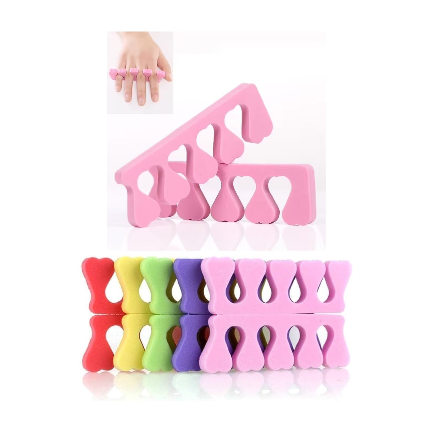 Séparateur d’Orteils en Mousse Souple – Coeur | Outil Manucure et Pédicure