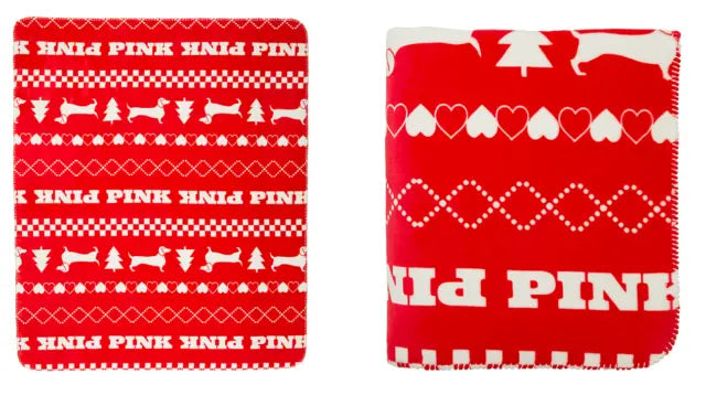 Couverture Douillette Douce Rouge Piment Imprimée Noël - Éco-Chic & Luxueuse | Victoria's Secret