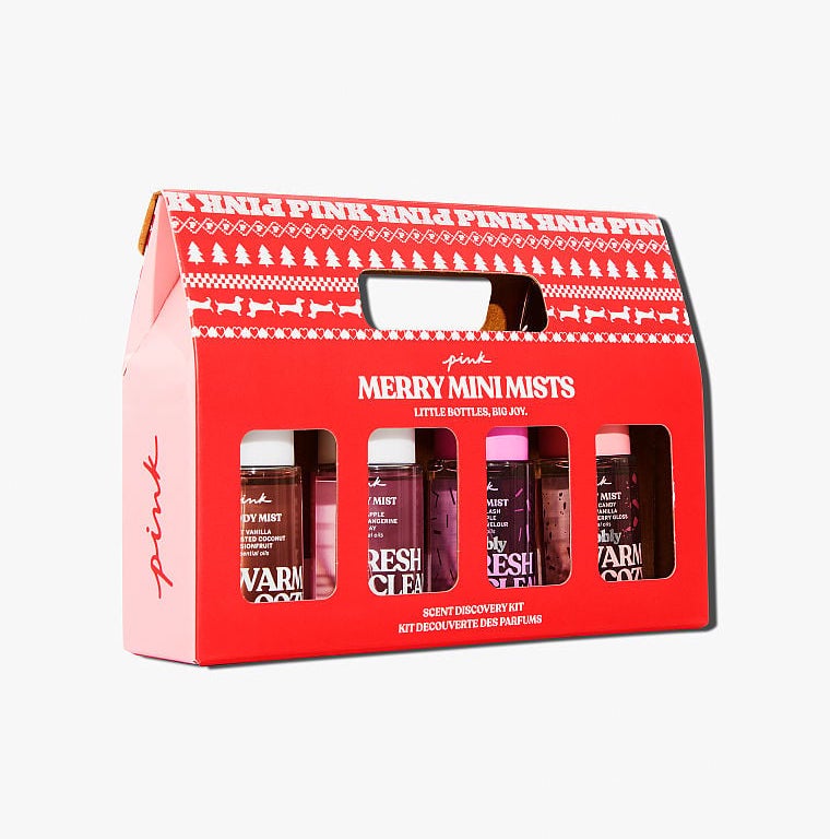 Merry Mini Mists - Kit Découverte des Parfums - Coffret cadeau | Pink de Victoria's Secret