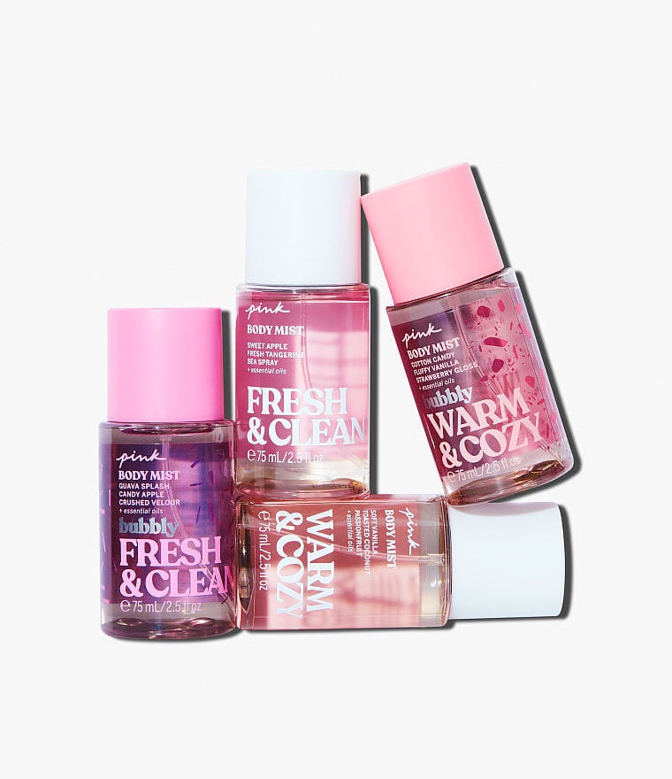 Merry Mini Mists - Kit Découverte des Parfums - Coffret cadeau | Pink de Victoria's Secret