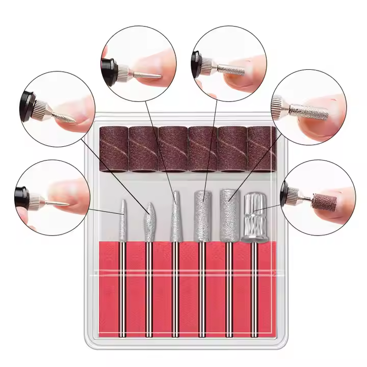 Kit Ponceuse pour Ongles – Lime Électrique avec Embouts | Prise EU