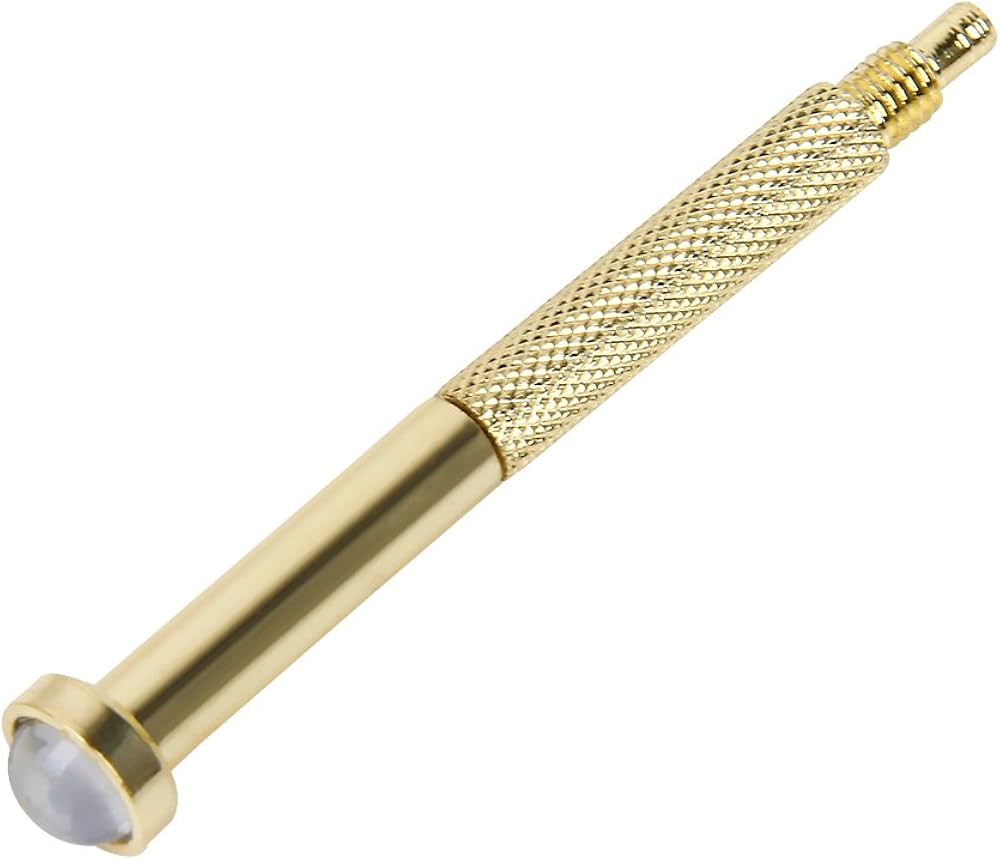 Outil Perceuse pour Piercing d'Ongle - Acier Inoxydable Doré | Nail Art